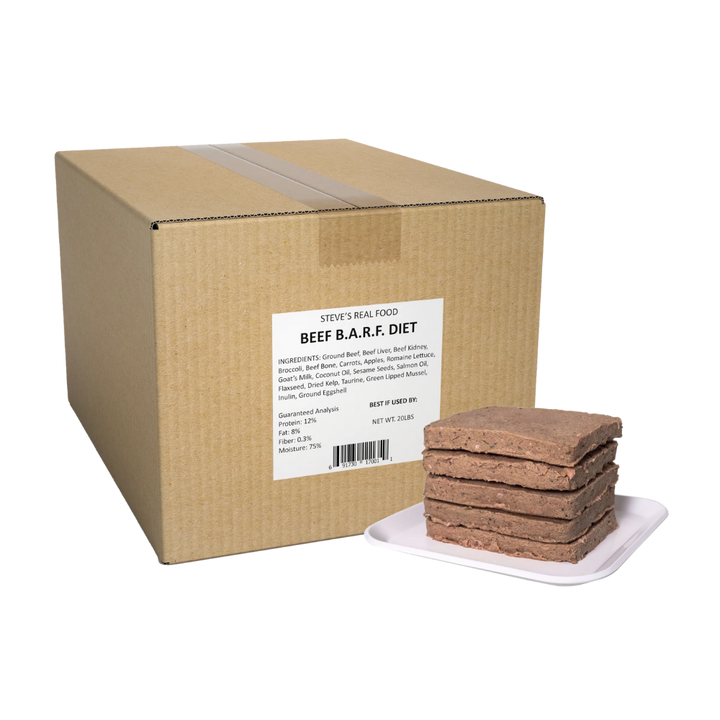 Steve's Real Food BEEF 20 LB Frozen Raw Pet Food
