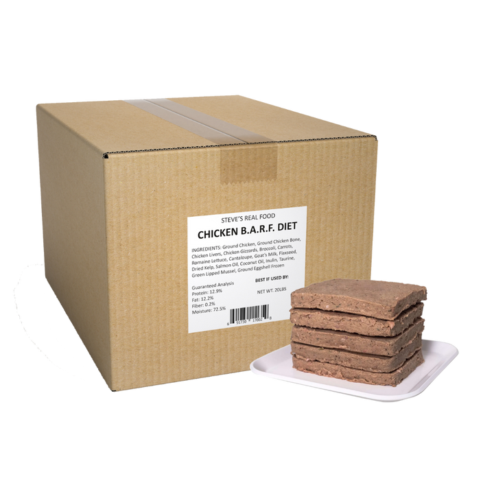 Steve's Real Food CHICKEN 20 LB Frozen Raw Pet Food