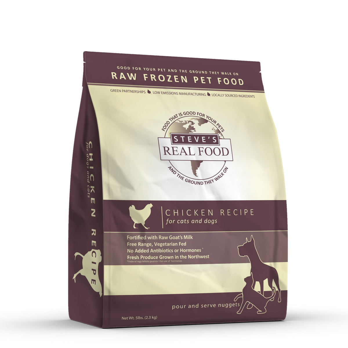 Frozen Raw Pet Food Chicken Nuggets