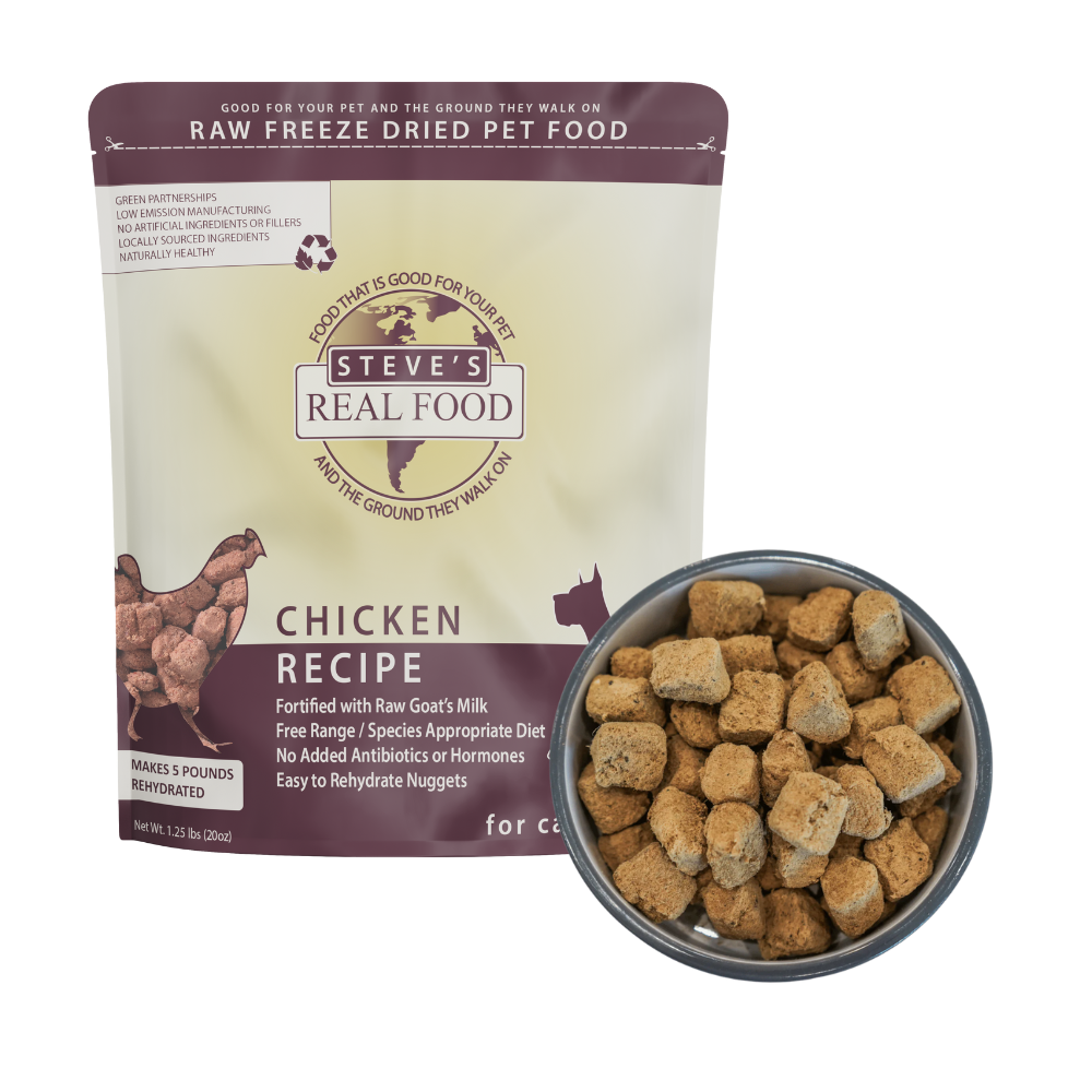 Freeze Dried Raw Dog Food: Chicken Nuggets