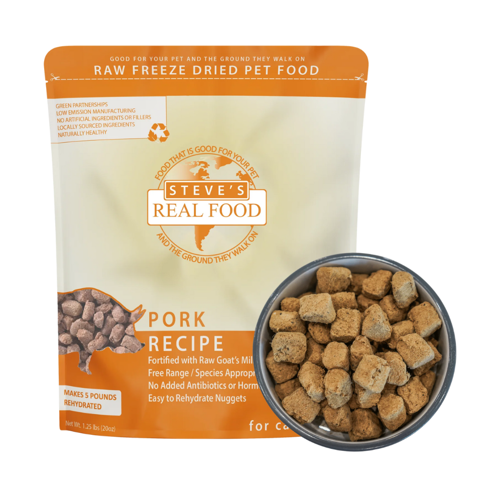 Freeze Dried Raw Dog Food: Pork Nuggets