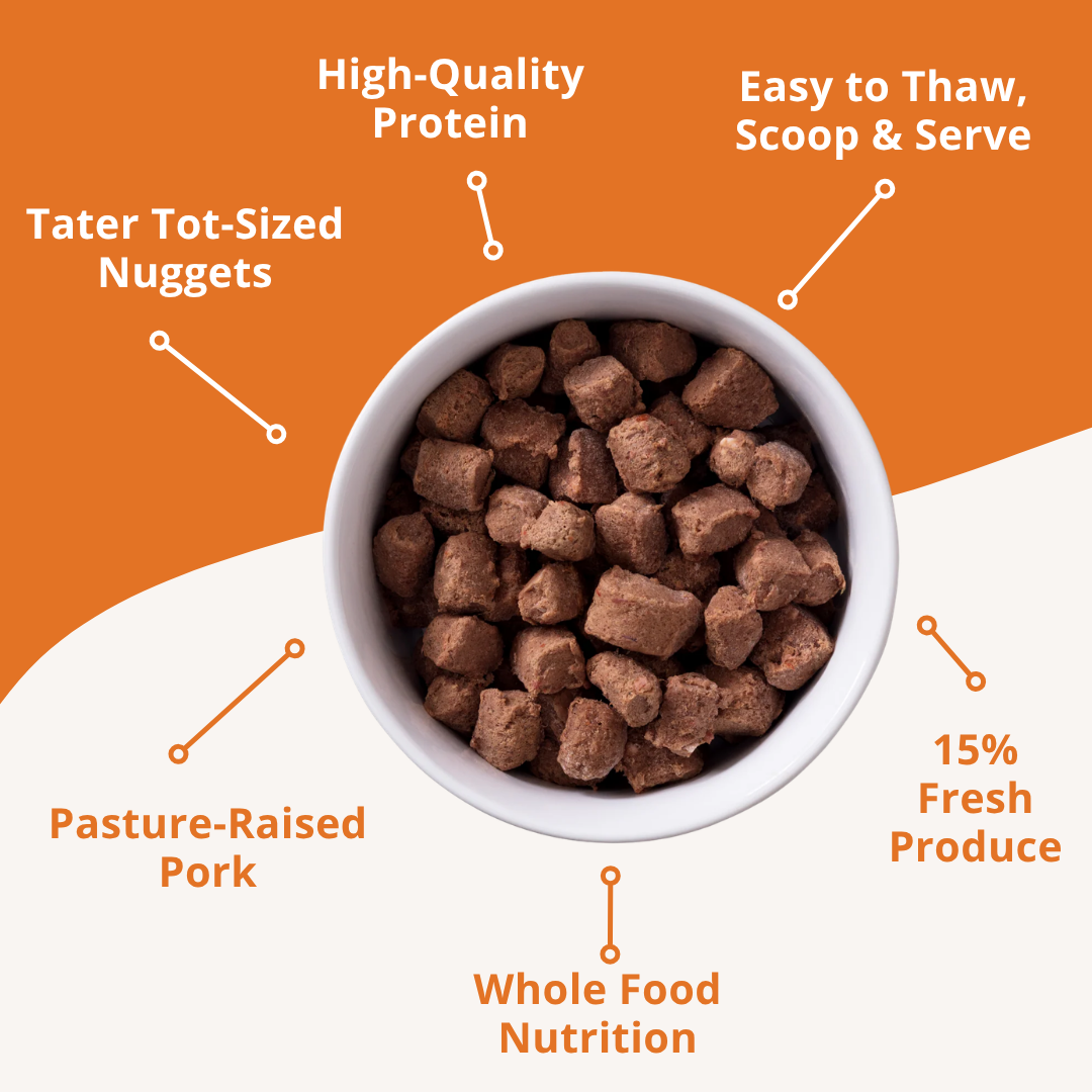 Pork 15 lb Frozen Raw Pet Food (3 pack) Bundle