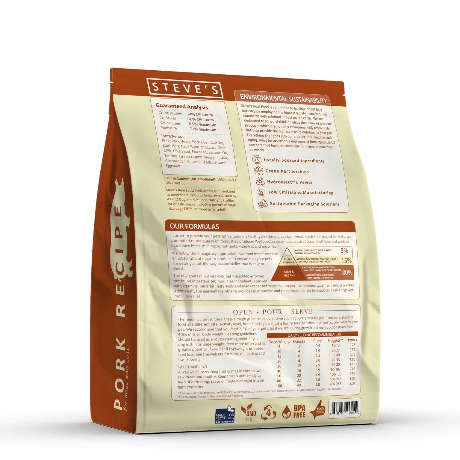 Frozen Raw Dog Food Raw Cat Food Steve's Real Food — Raw Pet Food