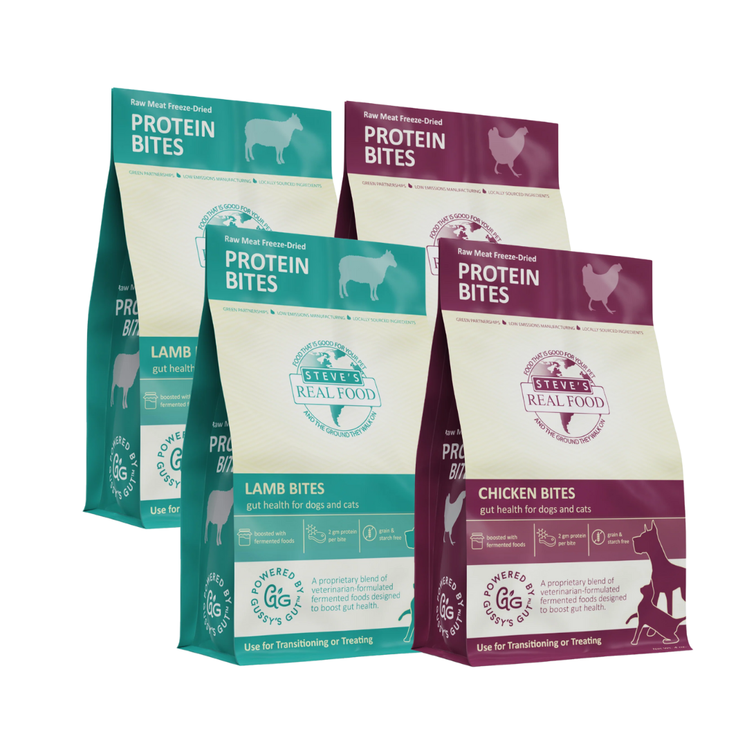 Freeze-Dried Treat Variety Bundle (4-Pack Protein Bites)