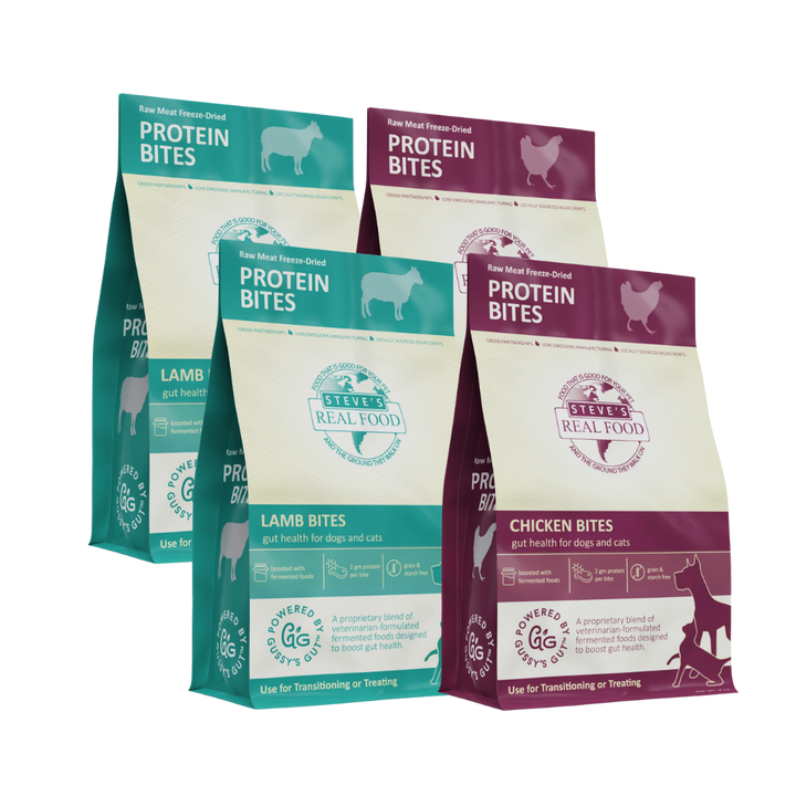 Freeze-Dried Treat Variety Bundle (4-Pack Protein Bites)
