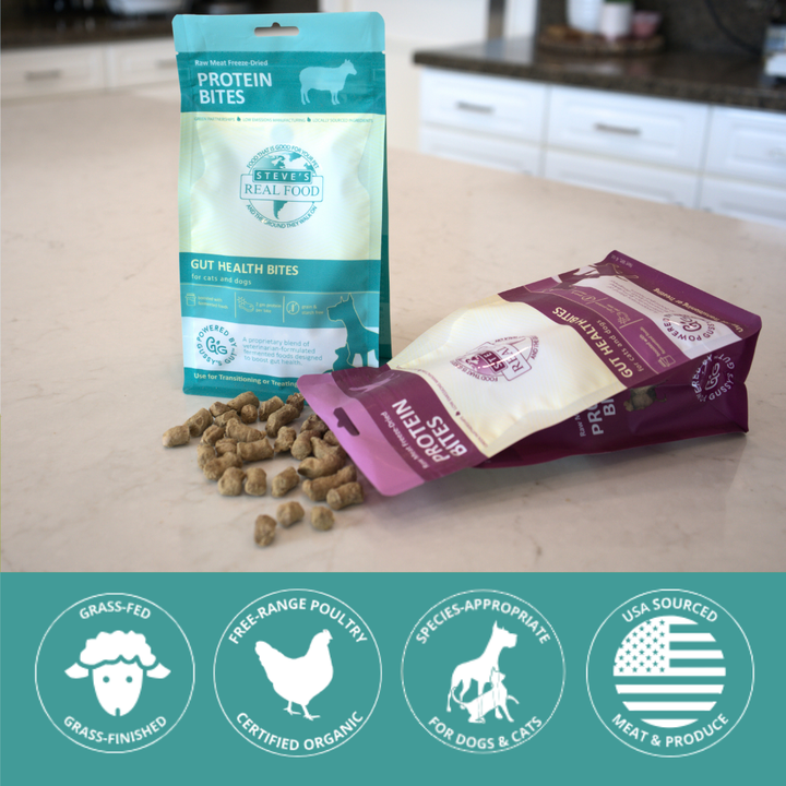 Freeze-Dried Treat Variety Bundle (4-Pack Protein Bites)