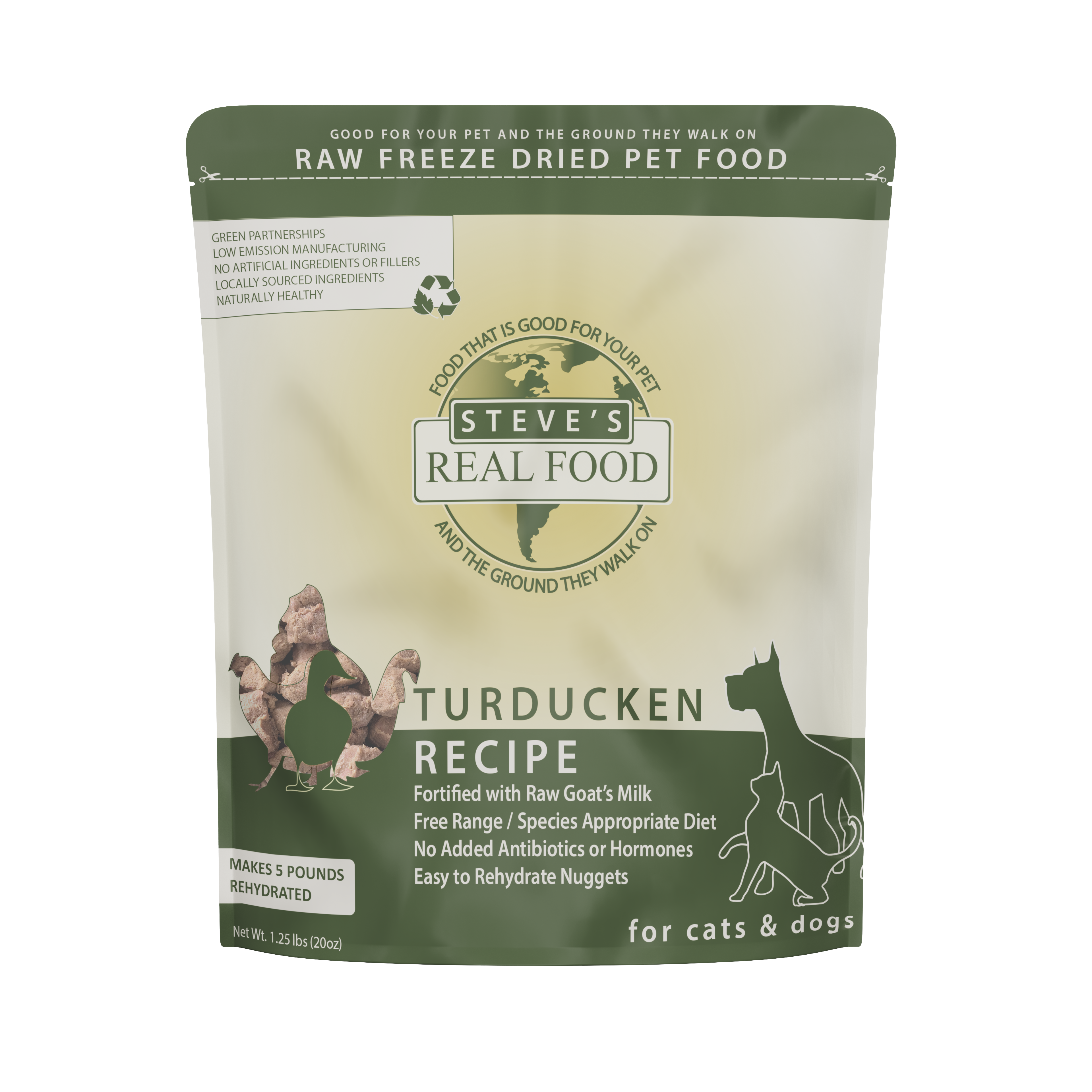 Freeze Dried Raw Pet Food: Turducken Nuggets