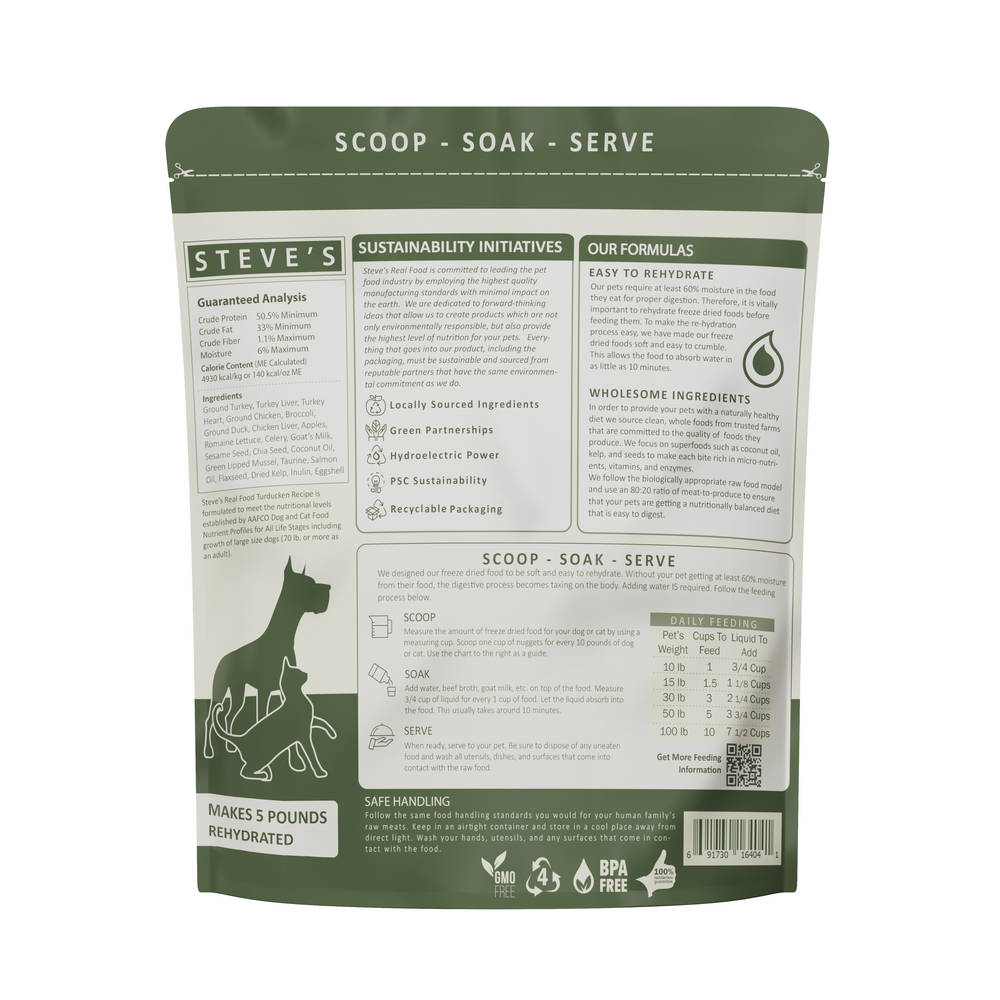 FreezeDried Raw Dog Food & Raw Cat Food Steve's Real Food Raw Pet Food