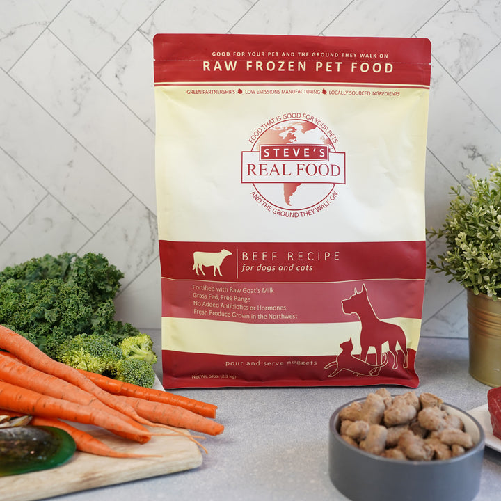 Beef 15 lb Frozen Raw Pet Food (3 Pack) Bundle