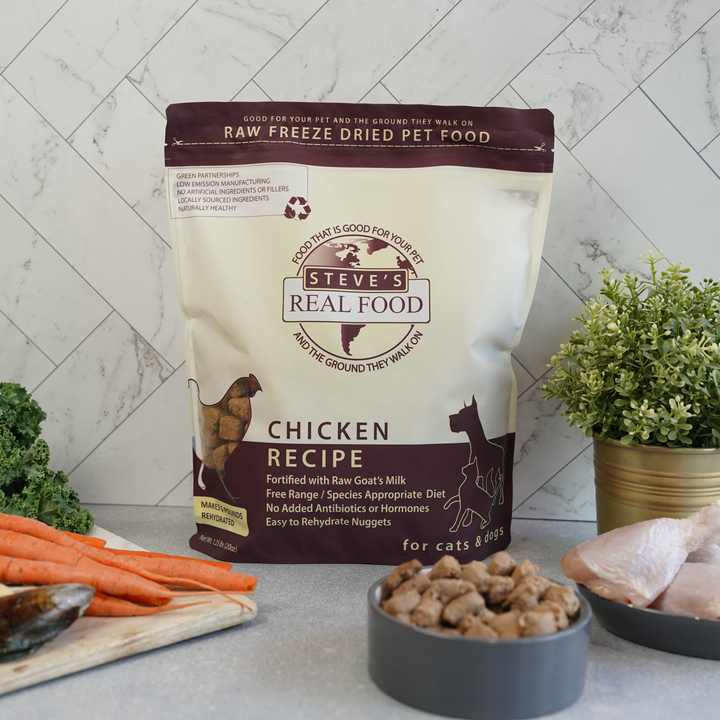 Freeze Dried Raw Dog Food: Chicken Nuggets