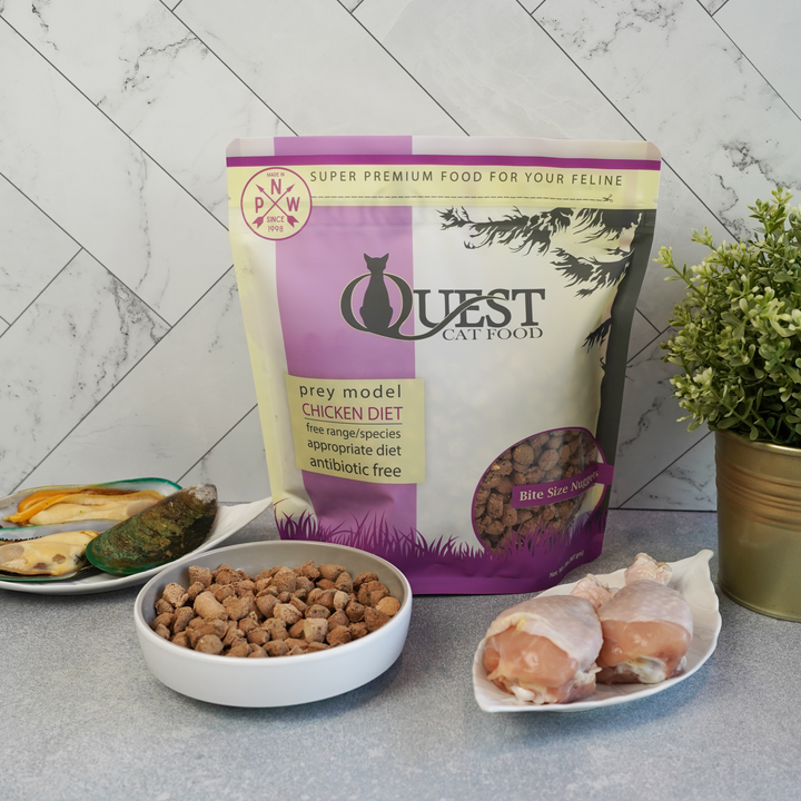 Frozen Raw Cat Food: Chicken Diet (4 Pack)