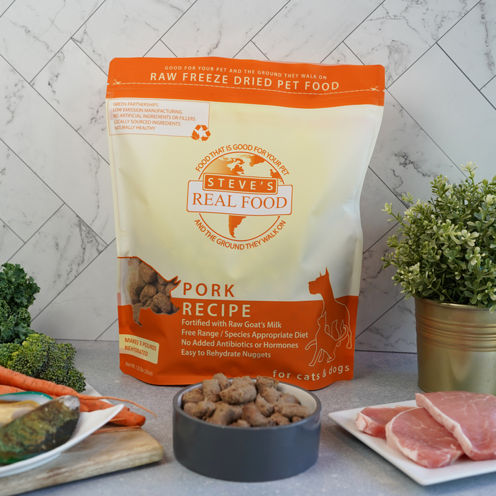 Freeze Dried Raw Dog Food: Pork Nuggets