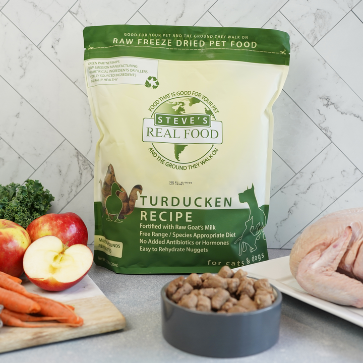 Freeze Dried Raw Pet Food: Turducken Nuggets