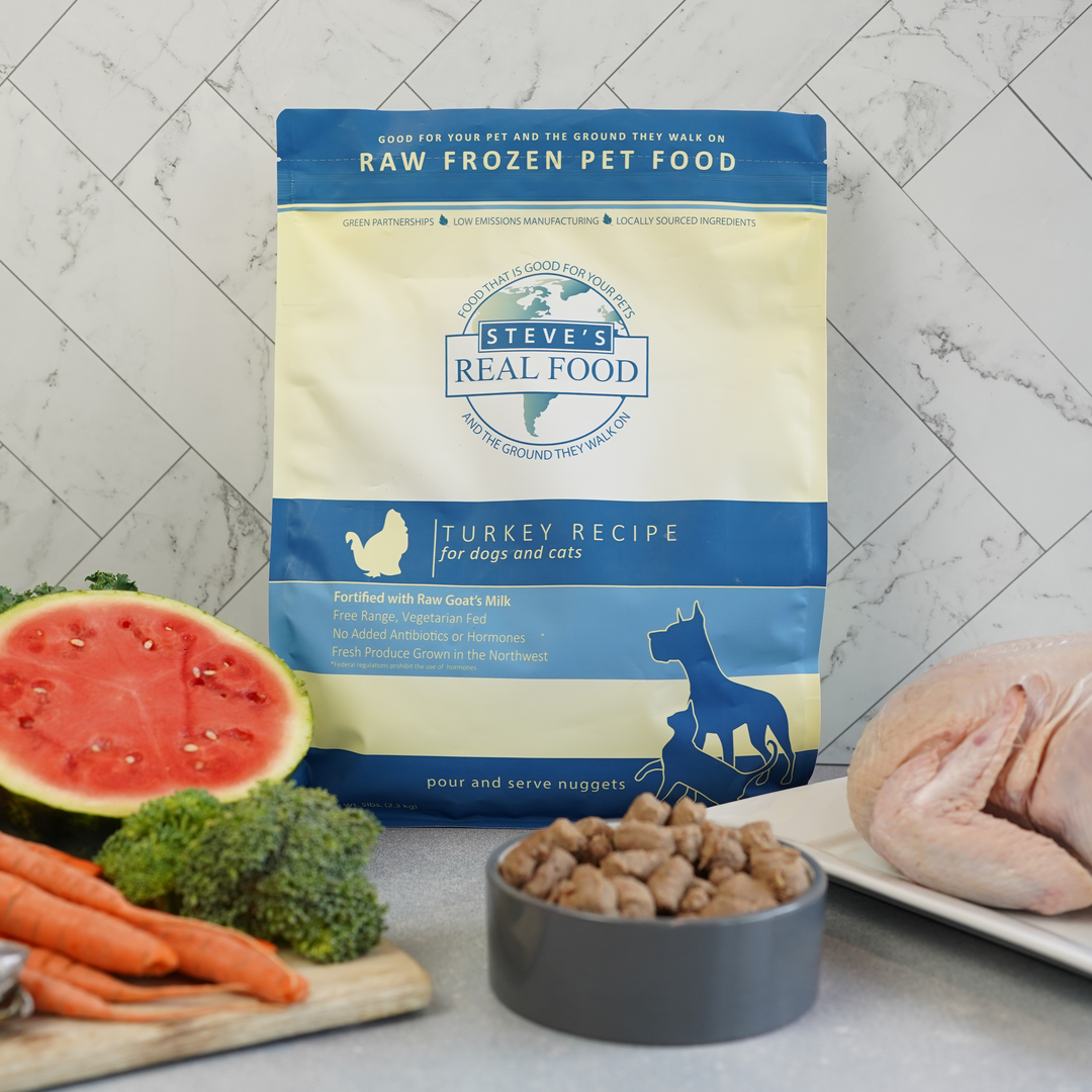 Turkey 15 lb Frozen Raw Pet Food (3 pack) Bundle